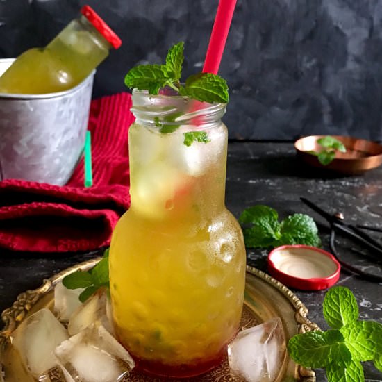 Rose and Pineapple Cooler