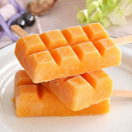 Peach & Chamomile Ice Pops