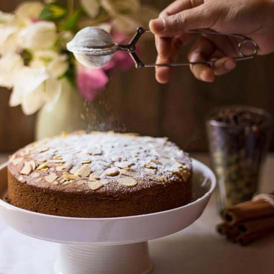 Almond Chai Masala Cake