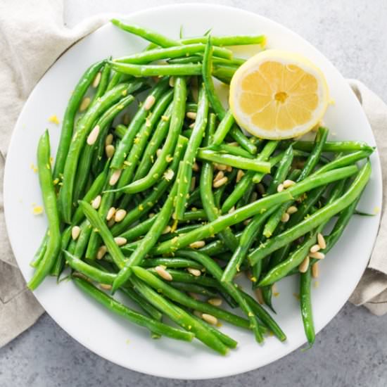 Low Fodmap Lemon Green Beans
