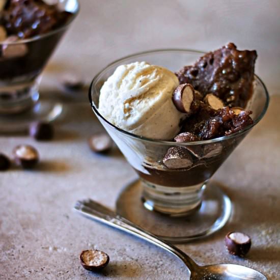 Slow Cooker Malt Choc Pudding Cake