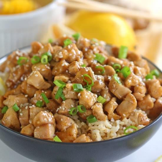 Healthy Honey Lemon Chicken