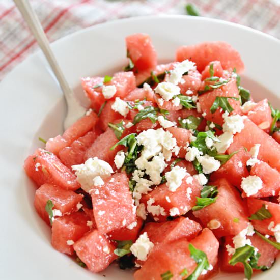 Fresh Watermelon Salad with Feta