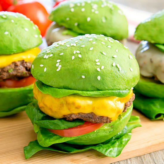 Avocado Burger Buns