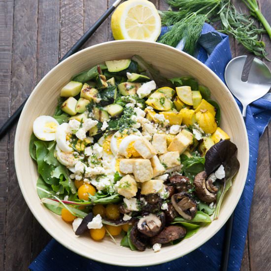 Grilled Veggie Cobb Salad