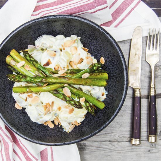 Vegan Potato Salad With Asparagus
