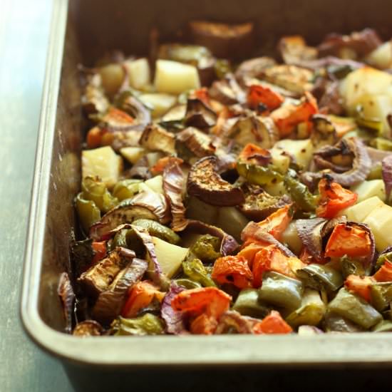 Briam – Oven Roasted Vegetables