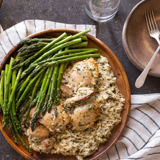 One Pot Chicken and Rice Dinner