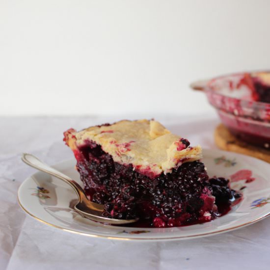 Wild Blackberry Pie