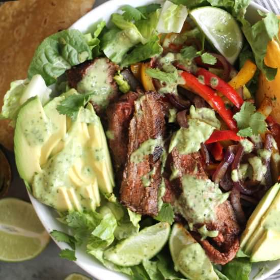 Steak Fajita Salads