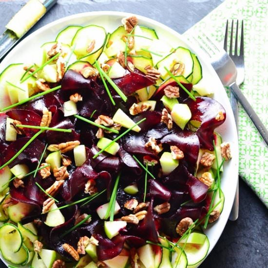 Ribbon Salad with Maple Vinaigrette