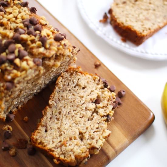 Healthy Banana Bread w/ Walnuts