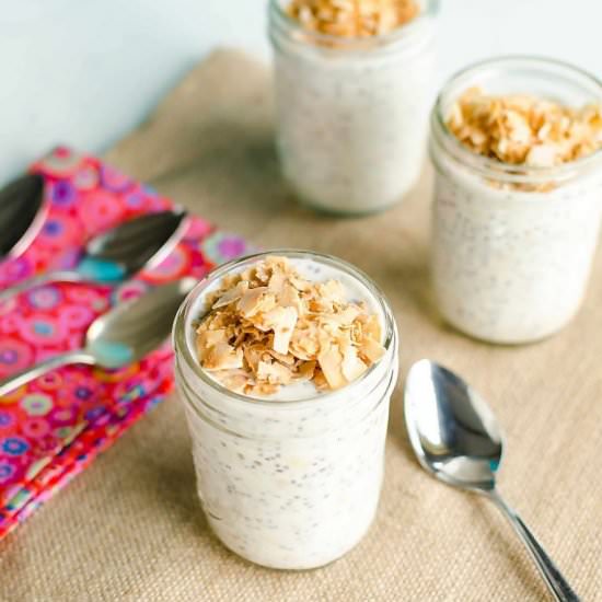 Toasted Coconut Overnight Oats
