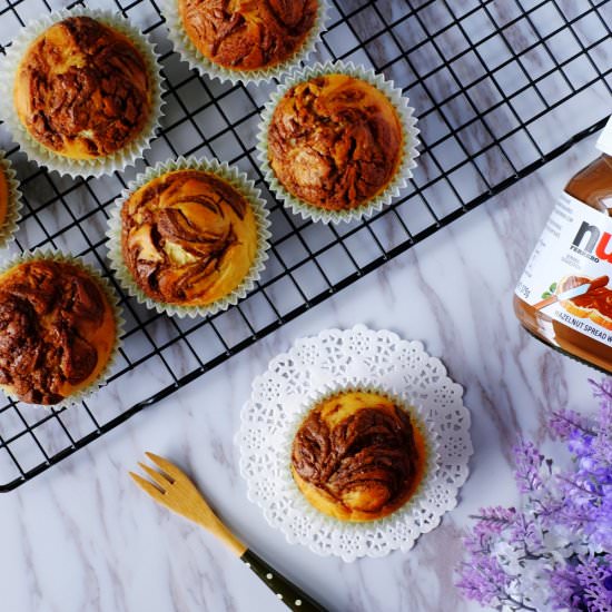 Orange Nutella Muffins