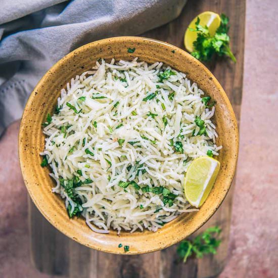 Cilantro Lemon Rice