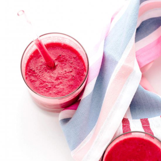Raspberry Lemonade Fizz Smoothie