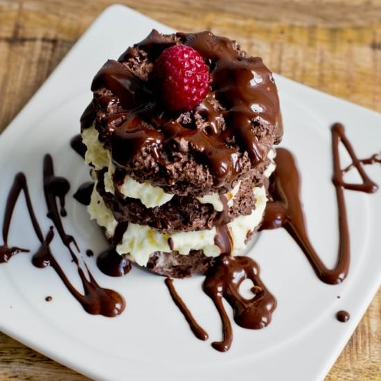 Triple Chocolate Dessert Cake