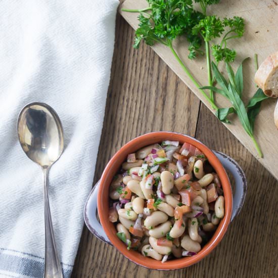 Cannellini Bean Tomato Salad