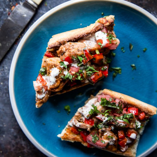 Cajun Chicken Bruschetta