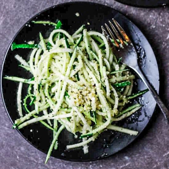 Cacio e Pepe Zucchini Noodles