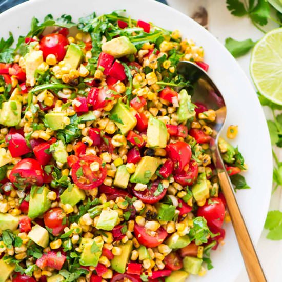 Grilled Corn Salad
