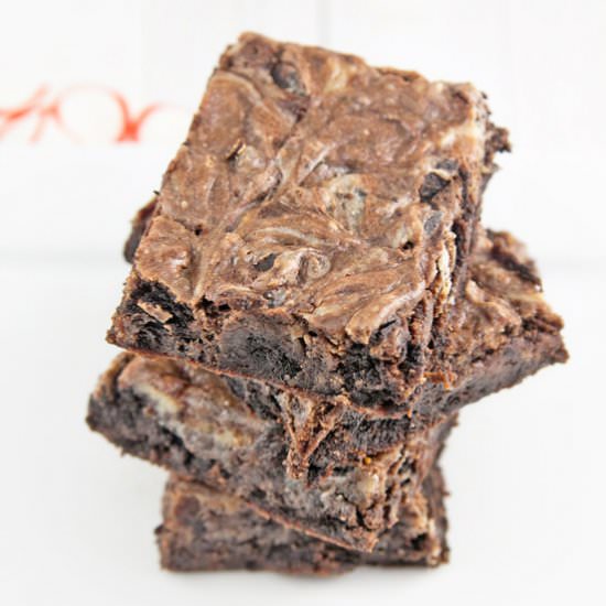 Cream Cheese Swirl Brownies