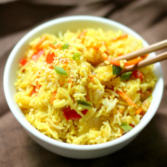 Gluten-Free Pineapple Fried Rice