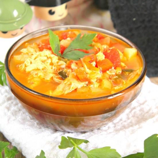 Chicken wings soup