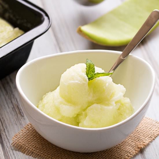 Easy Melon & Lime Sorbet