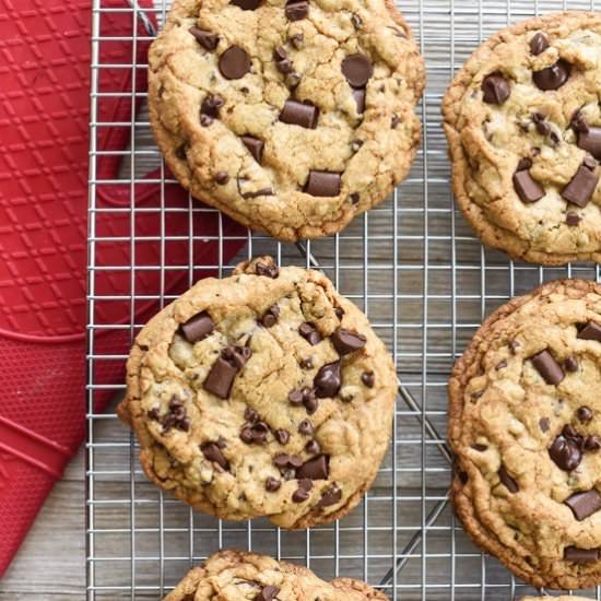Triple Chocolate Chunk Cookies