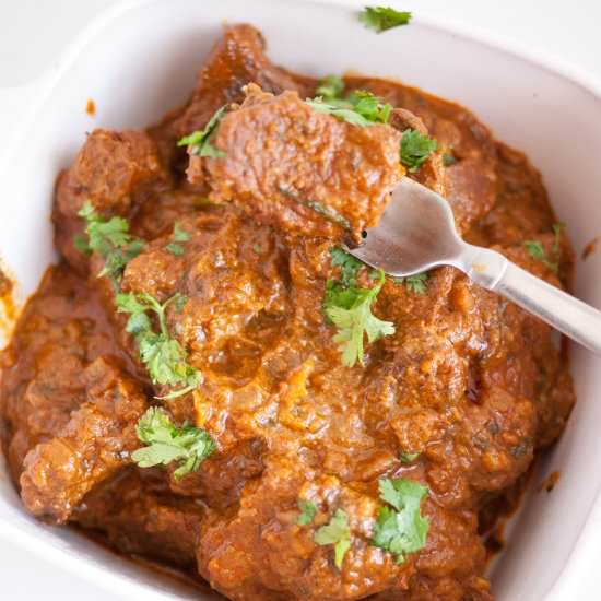 Slow Cooked Indian Beef Curry