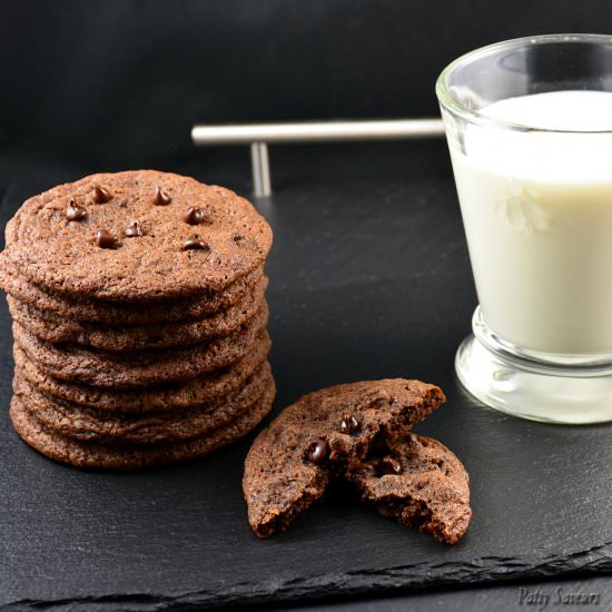 Chocolate Chocolate Chips Cookies