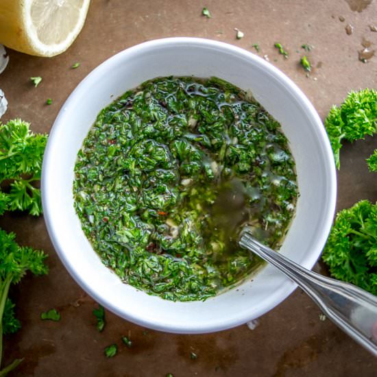 Fiery Chimichurri Sauce