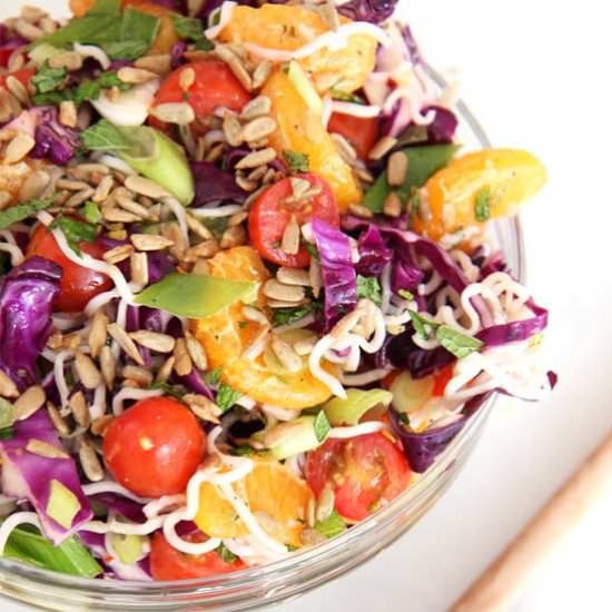 Lemon Crunchy Ramen Salad