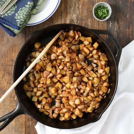 Skillet Roasted Breakfast Potatoes