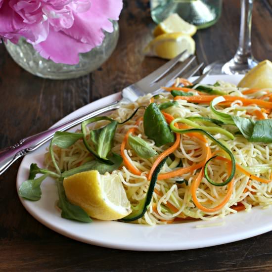 Angel Hair with Carrots & Zucchini