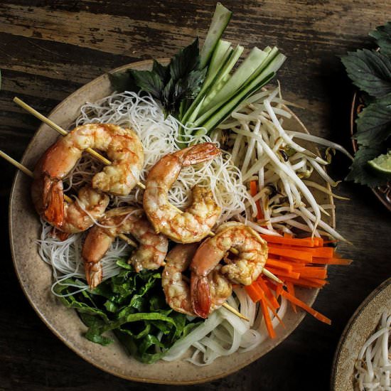 Shrimp Vermicelli Noodle Bowl