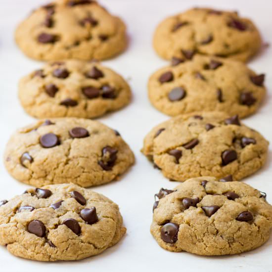 Tahini Chocolate Chip Cookies