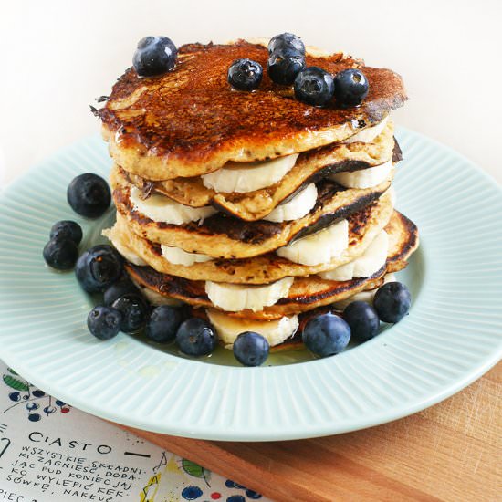 Wholemeal Pancakes with Fruit
