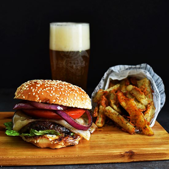 Portobello Mushroom Burger