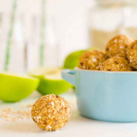 Apple Oat No Bake Bites