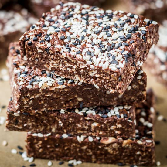 No Bake Chocolate Peanut Butter Bar