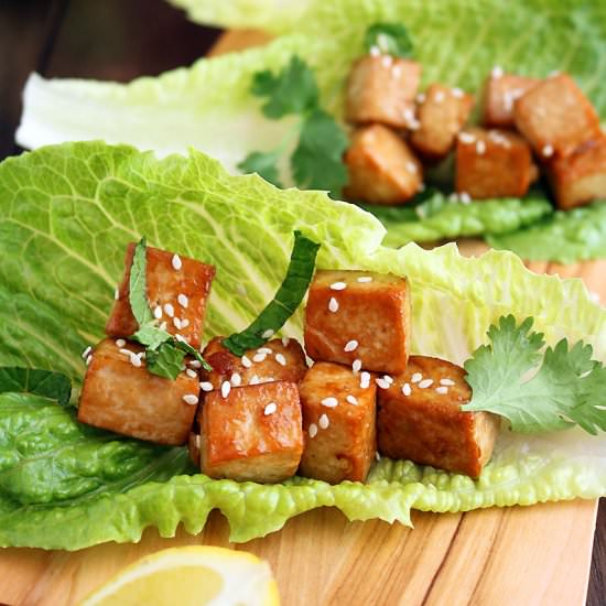 Teriyaki Marinated Tofu