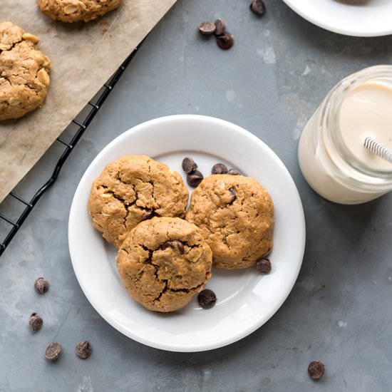 Peanut Butter Oatmeal Cookies