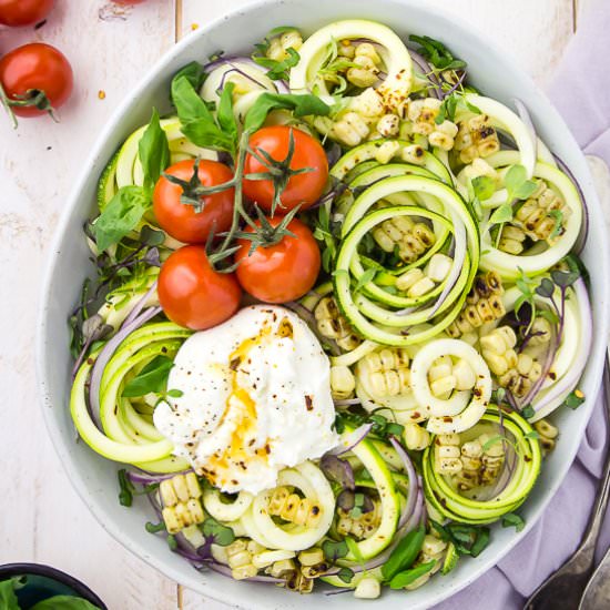 Summer Zucchini Noodle Salad