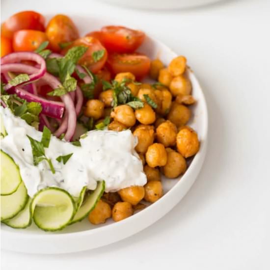 Chickpea Yogurt Bowl