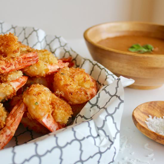 Coconut Shrimp, Spicy Mango Sauce