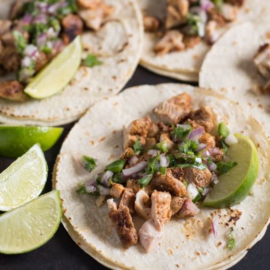 The Best Chicken Tacos Ever