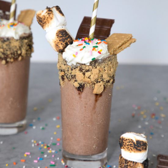 Bourbon S’mores Milkshake