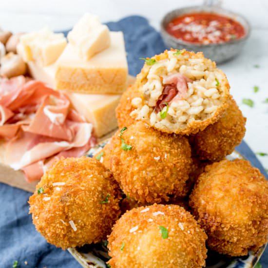 Mushroom & Grana Padano Arancini